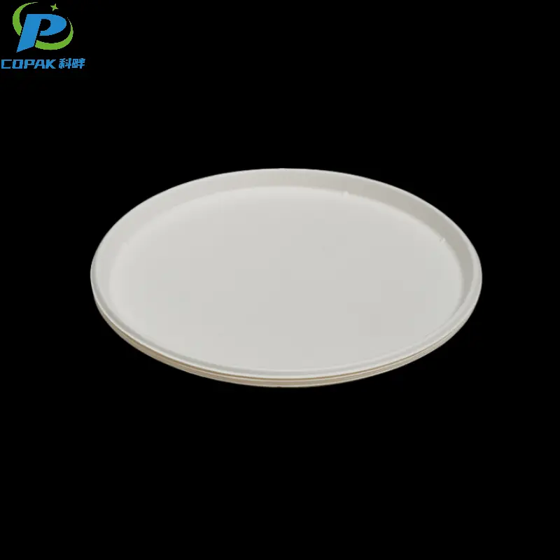 12 inch sugarcane bagasse disposable round Pizza plate