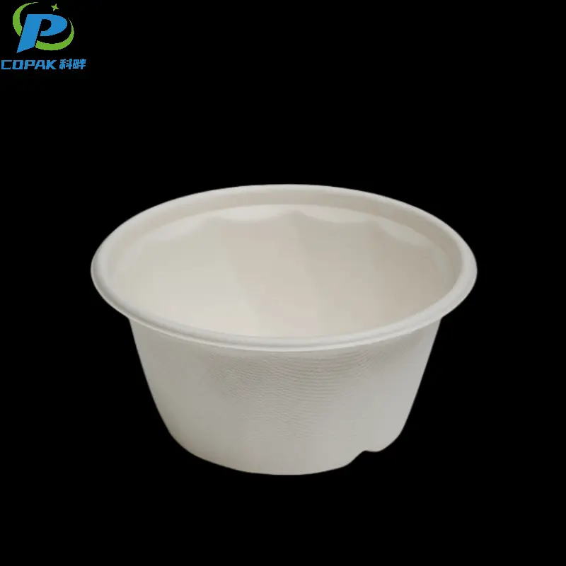 16oz sustainable sugarcane bagasse soup cup