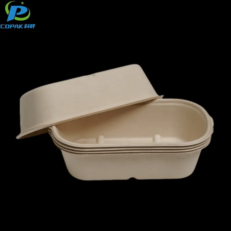 Eco Friendly Biodegradable Bamboo Pulp Containers