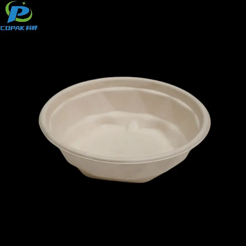 Natural Bagasse PFAS Free Take Away Bowl