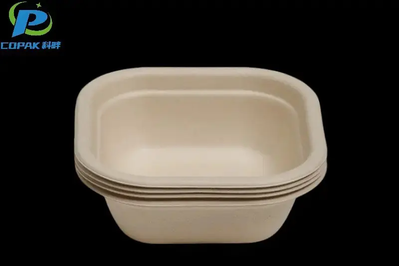Square Bagasse Bowls