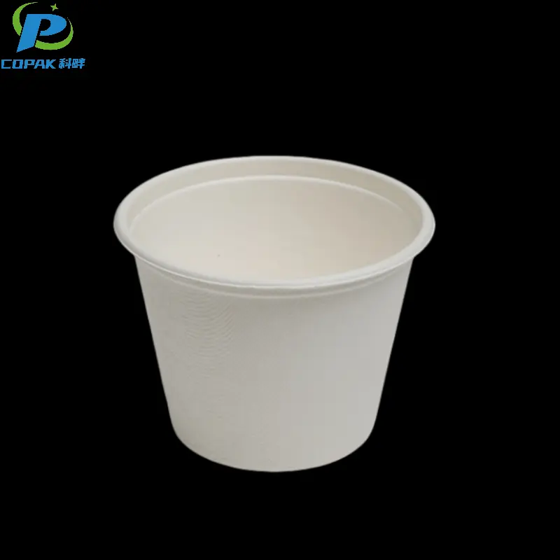 16oz Sustainable sugarcane bagasse soup cup