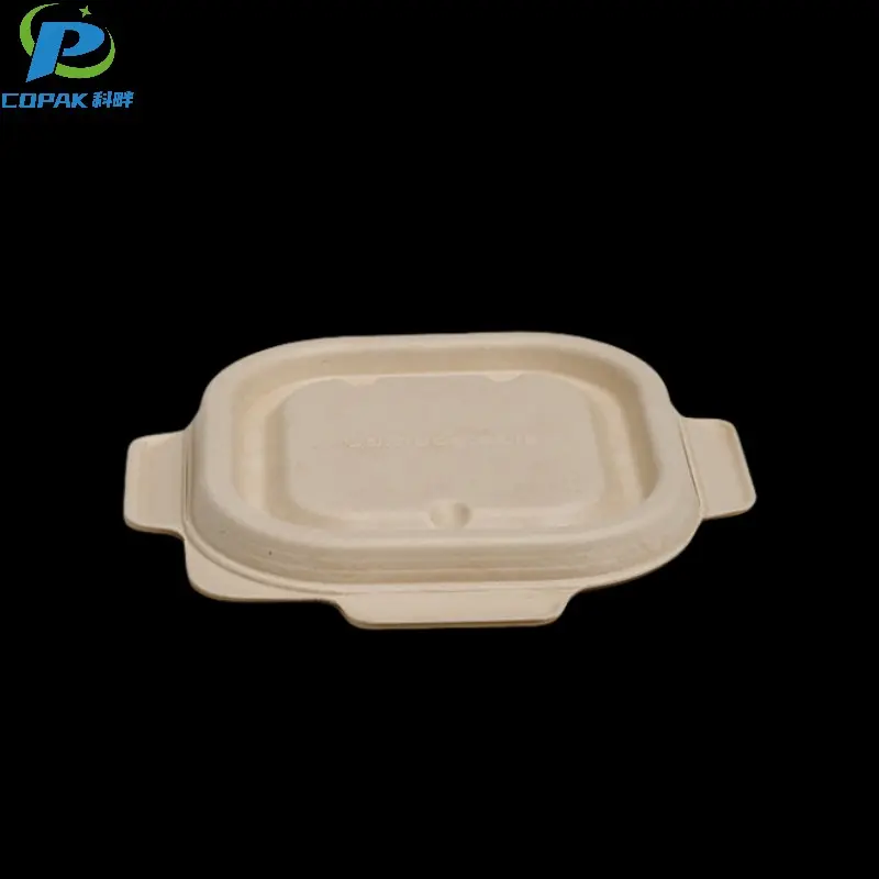Sugarcane paper bagasse lid for bagasse bowls