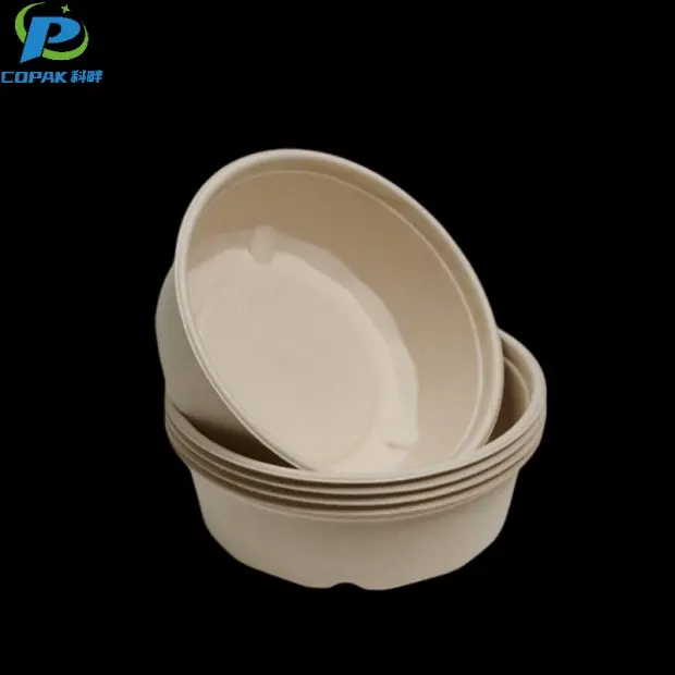 Biodegradable Sugarcane bagasse salad bowl with lid (2).jpg