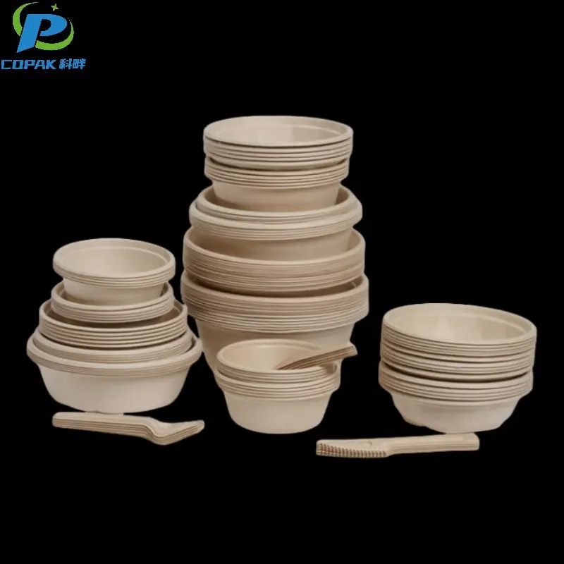 Biodegradable Sugarcane bagasse salad bowl with lid (3).jpg