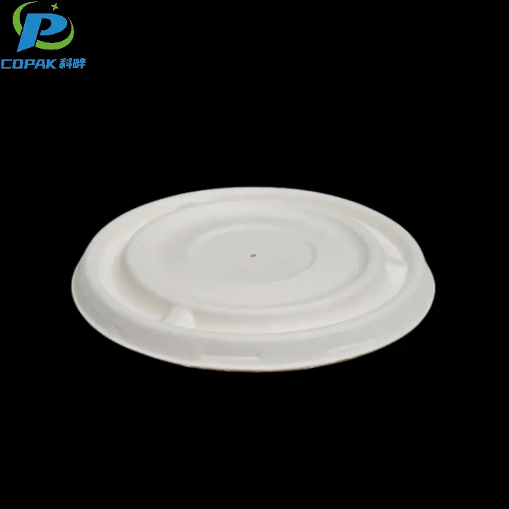 Sugarcane Pulp Lid for 12oz/16oz soup cup