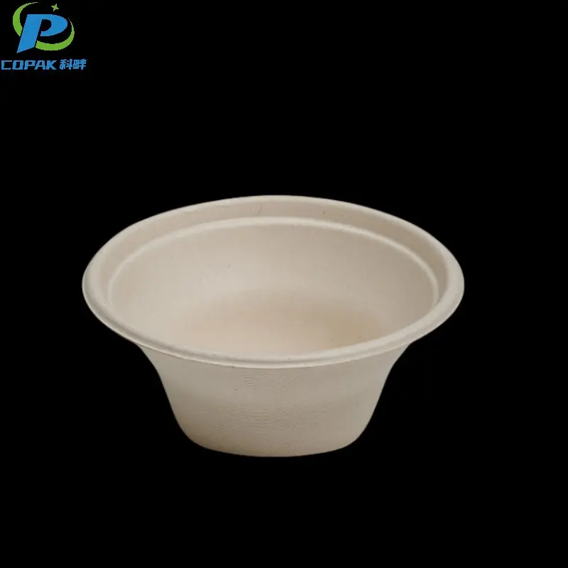 300ml sugarcane bagasse fiber based salad bowl
